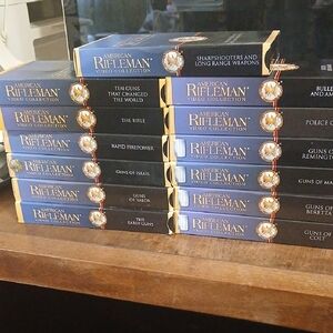 American Rifleman Video Collection - Navy Blue & Gold Box Set Of 13 VHS Tapes